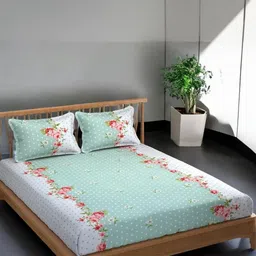 WELLNEST Microfiber Fitted King Bedsheets image 3