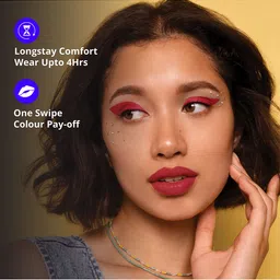 Blue Heaven Get Matte Long Lasting Lightweight Lipstick - 102R image 4