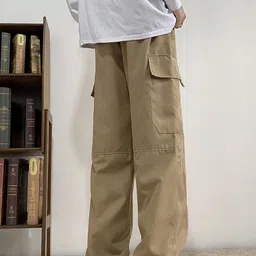 SZN Men Smart Easy Wash Cargos Trousers image 3