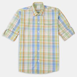 CAVIO Boys Comfort Relaxed Fit Tartan Checked Opaque Cotton Casual Shirt-picture-41