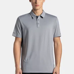 Jockey Men Brand Logo Polo Collar Antimicrobial T-shirt-picture-19