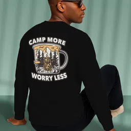 BUYTHATTRENDZ Men Typography Printed Round Neck Sweatshirt image 3