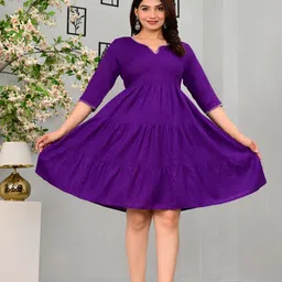 MAJISA HUB A-Line Dress-image-5