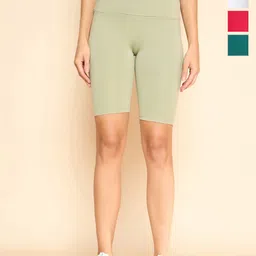 COLOR CAPITAL Pack Of 4  Women Above Knee Length Tights-picture-35