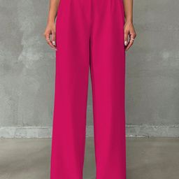 BAESD Women Relaxed Straight Leg High-Rise Trousers-picture-33