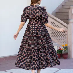 KALINI Ethnic Motifs Print Maxi Dress image 2