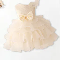 FOREVER FRIDAY Girls Embroidered Off-Shoulder A-Line Dress-picture-36