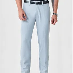 Snitch Men Slim Fit Formal Trousers image 1