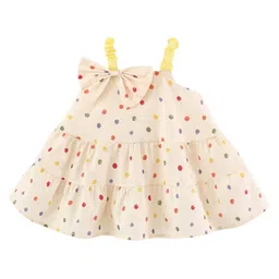 StyleCast x Revolte Girls Polka Dot Print Tiered Knee Length A-Line Dress-picture-32