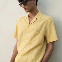 H&M Men Regular Fit Resort Shirt-picture-42