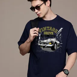 Moda Rapido Men Printed Applique T-shirt image 1