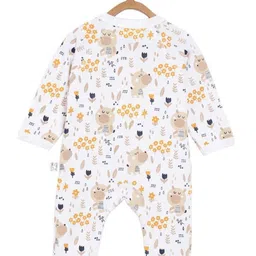 The Mom Store Infants Pack Of 3Printed Cotton Rompers image 3