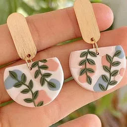 VMA PLAY FASHION Brass-Plated Geometric Drop Earrings-picture-37