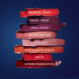 Fashion Colour No Transfer Matte Waterproof Lipstick 2.6 g - Jazz Red 55 image 3