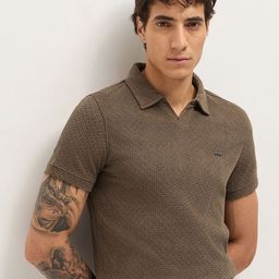 THE BEAR HOUSE Men Polo Collar Slim Fit T-shirt-picture-43