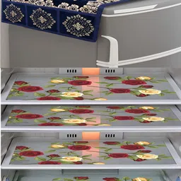 Dakshya Industries 5 Pcs  Printed Fridge Cover Mats-picture-17