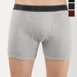 Sporto by Macho Pack Of 4 Mid Rise Short Trunks-picture-28
