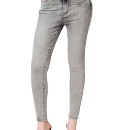 Kraus Jeans Women Skinny Fit High-Rise Light Fade Jeans-picture-30