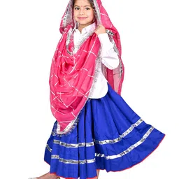 itsmycostume Girls Ready to Wear Lehenga & Blouse With Dupatta image 4