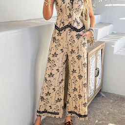 JC Mode Printed Top & Trousers Set-picture-38