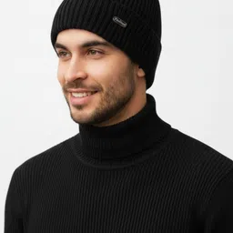 iSWEVEN Unisex Woollen Beanie image 5