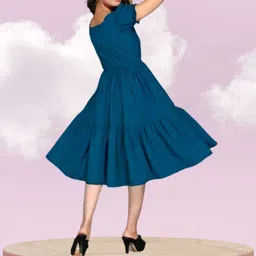 MAHUDI Women Blue Kurtas-picture-18