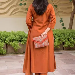 Moda Rapido Women Ethnic Motifs Printed Kurta with Trousers & Dupatta image 3