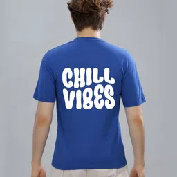 FALTU.CO Men Typography Printed Round Neck Pure Cotton Oversized T-shirt-image-41