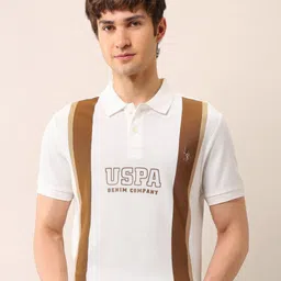 U.S. Polo Assn. Denim Co. Men Colourblocked Polo Collar T-shirt-picture-19