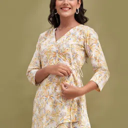 Rangun Floral Print Top image 3