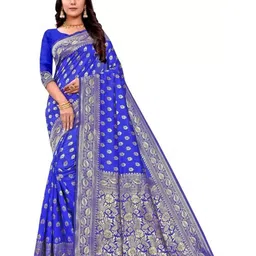 Moda Rapido Ethnic Motifs Zari Pure Silk Banarasi Saree-picture-27