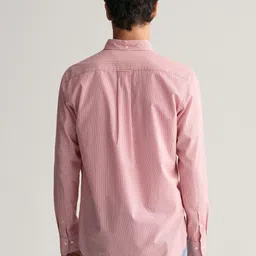 GANT Men Button-Down Collar Pinstripes Striped Cotton Casual Shirt image 3