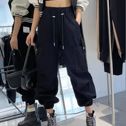 KPOP Women Easy Wash Trousers image 2