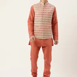 simaaya Sayisha Printed Woven Nehru Jackets image 1