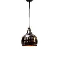 GAUVIK Black Printed Aluminium Ceiling Lamp image 3