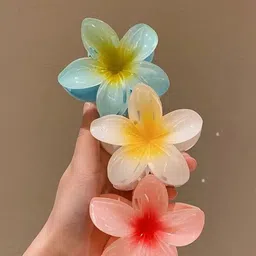 Elecsera Pack of 3 Floral Shaped Claw Clip-picture-31