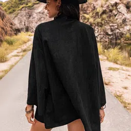 JC Mode Women Floral Open Front Jacket with Embroidered image 4