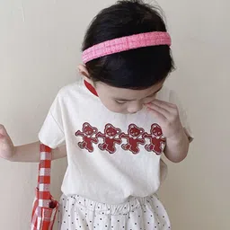 LULU & SKY Girls Typography Drop-Shoulder Sleeves T-shirt-picture-39