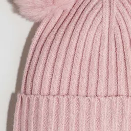 H&M Rib-Knit Pompom Beanie image 2