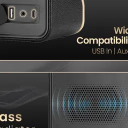 Portronics Harmony II 60W HD Sound Portable Bluetooth 5.3V Speaker image 4