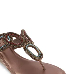 Catwalk Women Embellished Open Toe Wedge Sandals image 5
