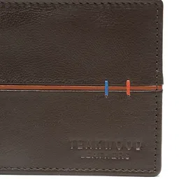 Teakwood Leathers Men Leather Two Fold Wallet image 4
