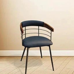 casacraft from pepperfry Noiser Metallic Dining Chair With Rexine Fabric-picture-33