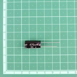 470 uF 50V Through Hole Electrolytic Capacitor (Pack of 10) image 2
