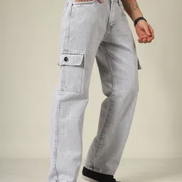 PLUS 91 Men Straight Fit Mid-Rise Cargos-picture-29