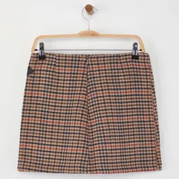Trendyol Women Printed Straight Mini Skirt image 4