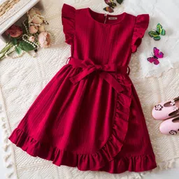 INCLUD Girls Fit & Flare Dress-image-52