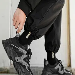 TIGONIS Men Black Mesh Casual Shoes image 3