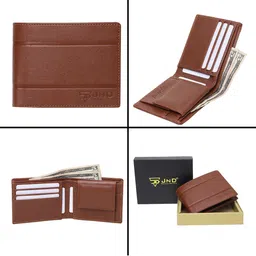 JND Men Textured Two Fold Wallet image 4