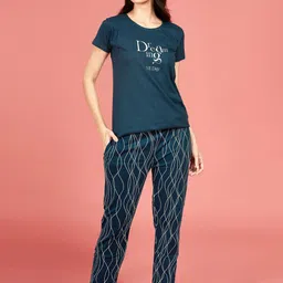PASTEL CLIP Women Printed Night suit-picture-35